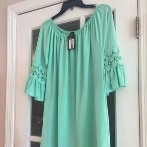 Ruffle Sleeve Tunic